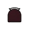 Holland Bar Stool Co 25" Low Back Swivel Counter Stool, Pewter Finish, Canter Bordeaux Seat 41125PW005 - alternate 3